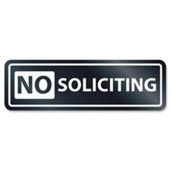 U.S. Stamp & Sign U.S. Stamp & Sign USS9435 No Soliciting Window Sign USS9435